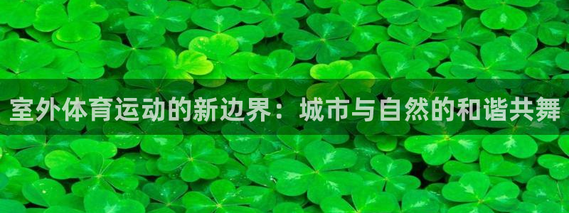 室外体育运动的新边界：城市与自然的和谐共舞
