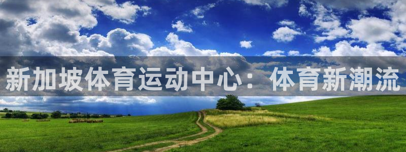 新加坡体育运动中心：体育新潮流