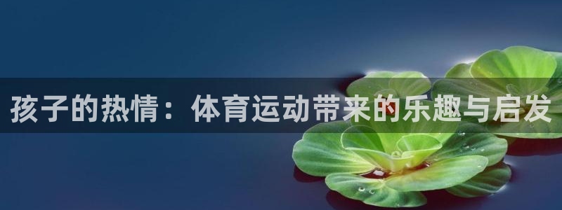 孩子的热情：体育运动带来的乐趣与启发