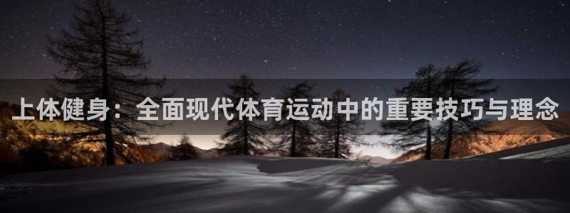上体健身：全面现代体育运动中的重要技巧与理念