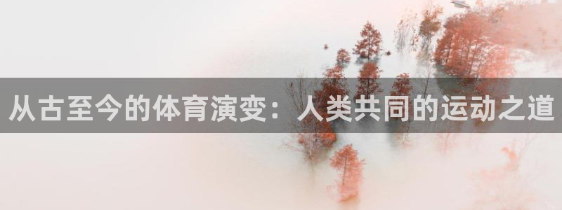 从古至今的体育演变：人类共同的运动之道